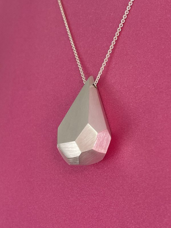 Kette mit Anhänger Steinform – Bild 6