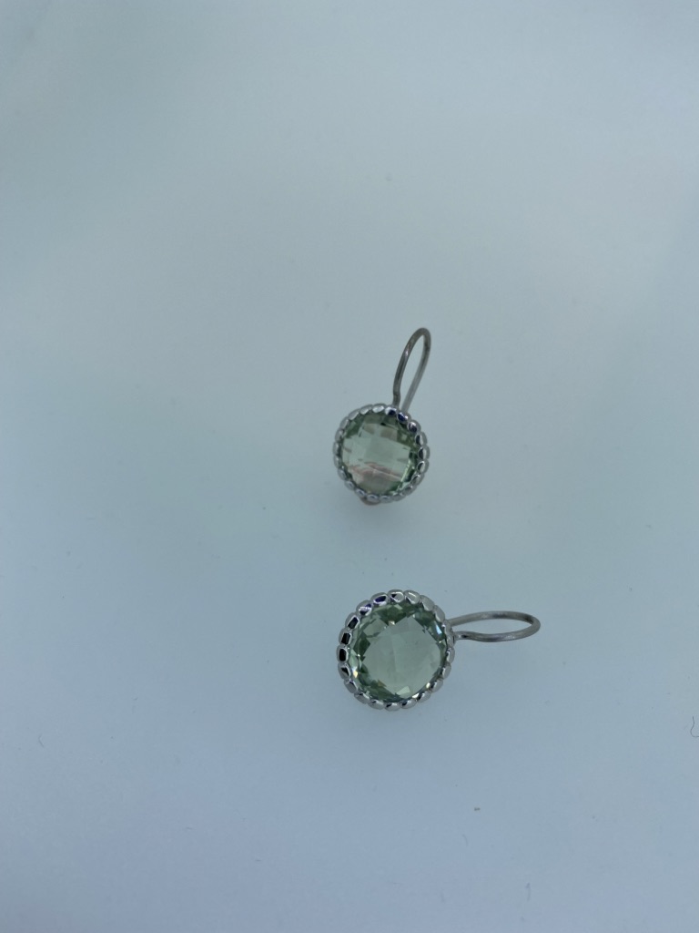 Ohrhänger Prasiolith – Bild 2