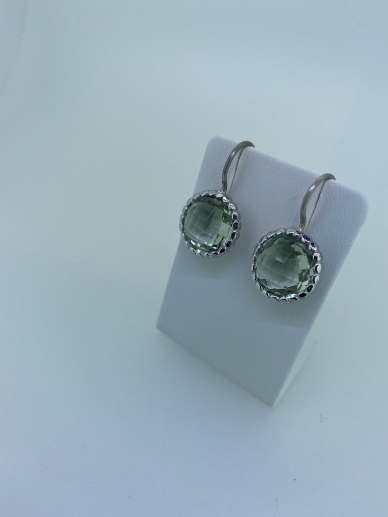 Ohrhänger Prasiolith